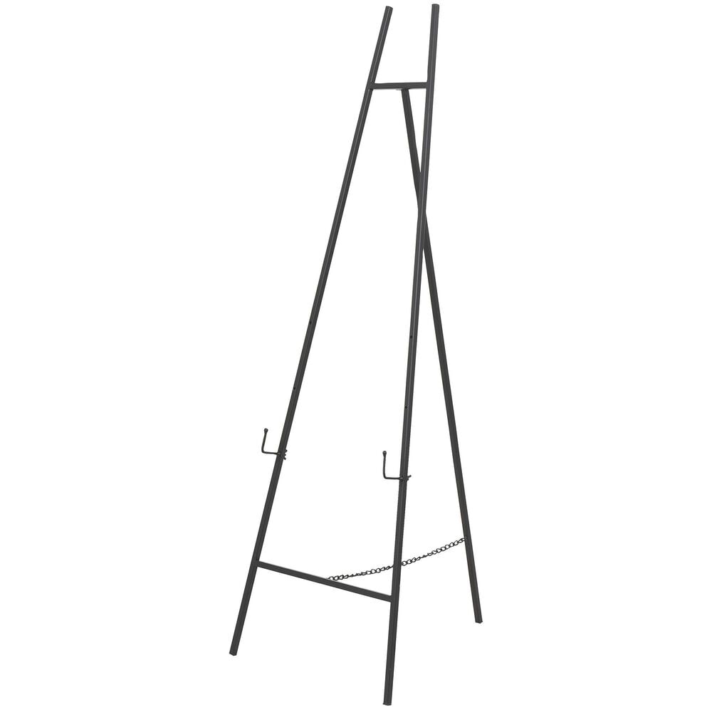 Maple and Jade Tall Adjustable Floor 3-Tier Display Easel in Matte Black, , large