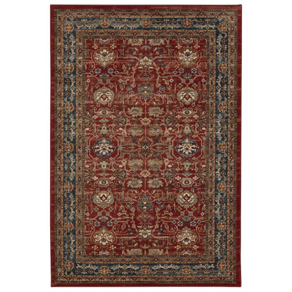Karastan Spice Market Keralam 90936-30048 8" x 11" Garnet Area Rug, , large