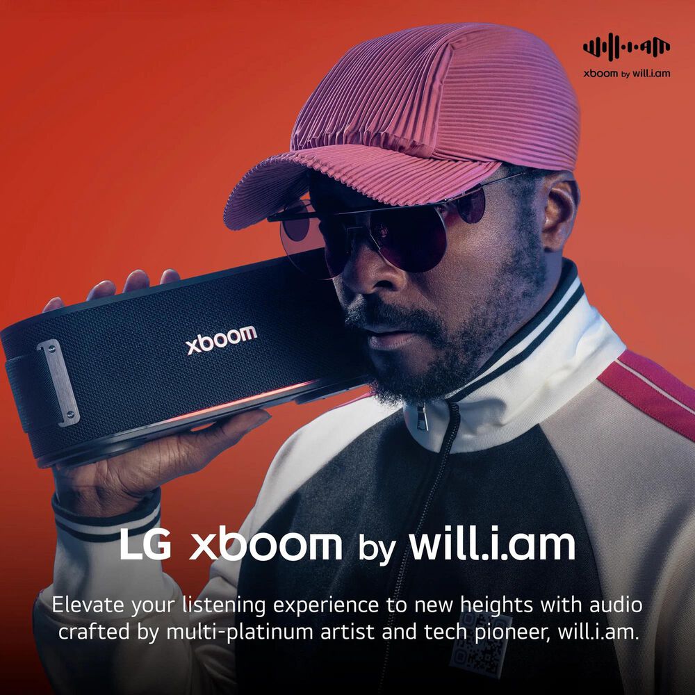 LG Xboom Bounce Bluetooth Speaker in Black, , large