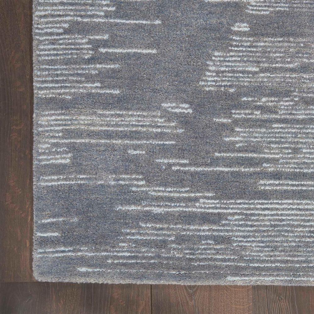 Nourison Ma30 Star Abstract 2&#39;3&quot; x 8&#39; Blue Runner, , large