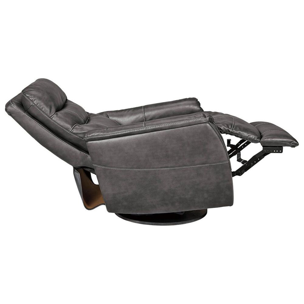 Ashley Riptyme Manual Swivel Glider Recliner in Quarry, , large