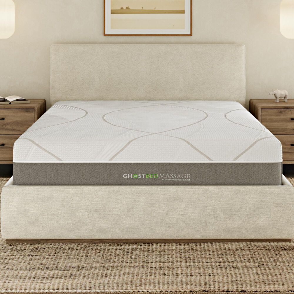 Hearth and Haven GhostBed Massage Hybrid Medium Twin XL Mattress, , large