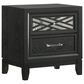 New Heritage Design Obsidian 4-Piece King Bedroom Set in Black, , large