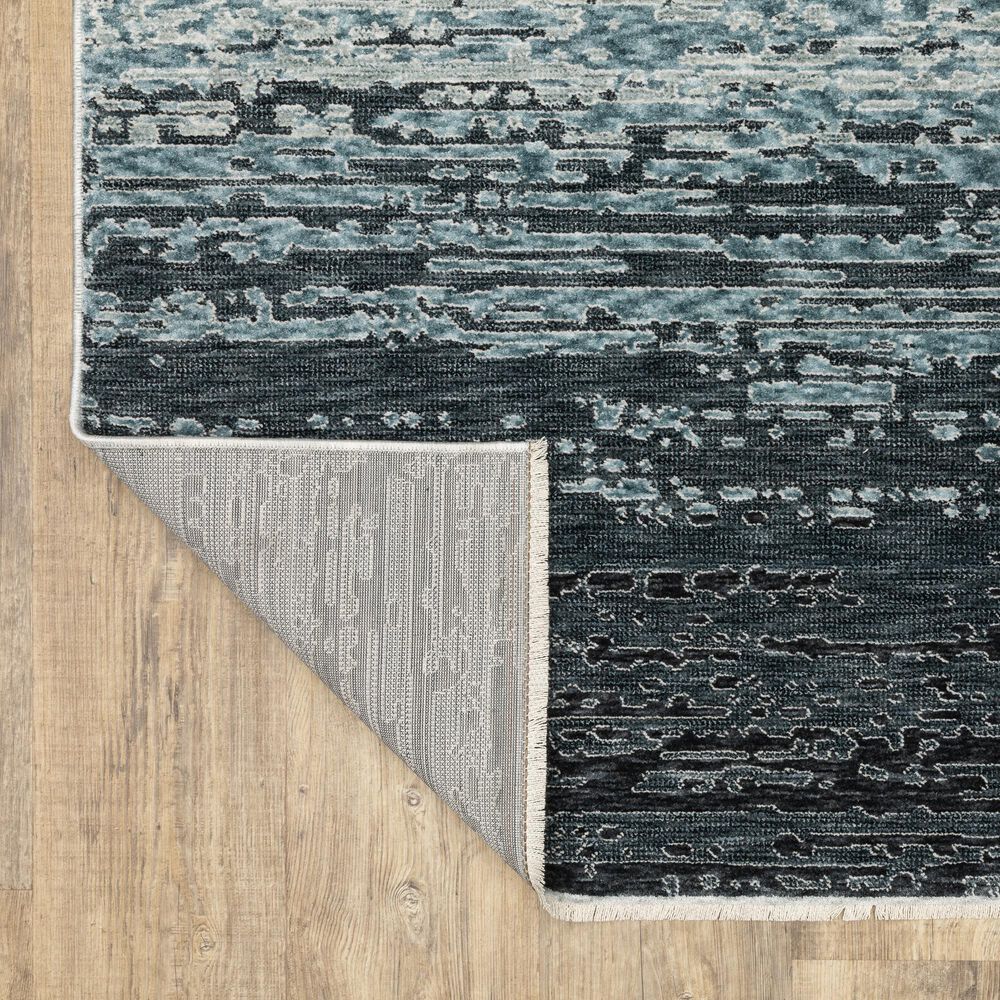 Oriental Weavers Echo Blue and Beige 6&#39;7&quot; x 9&#39;6&quot; Area Rug, , large