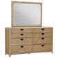 Simeon Collection Escape 5-Piece Queen Platform Bedroom Set in Natural Patina and Sandstone, , large
