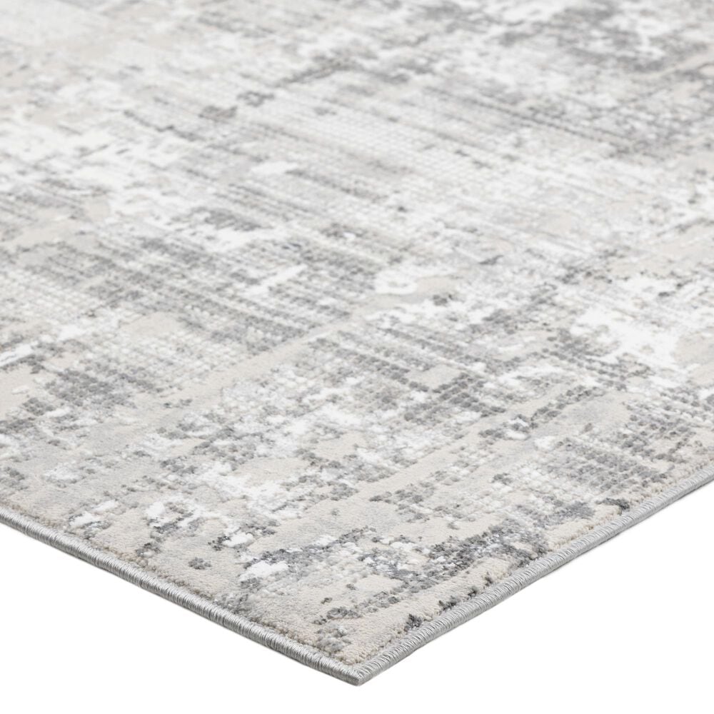 Dalyn Rug Company Rhodes Striped 5&#39;1&quot; x 7&#39;5&quot; Silver Area Rug, , large