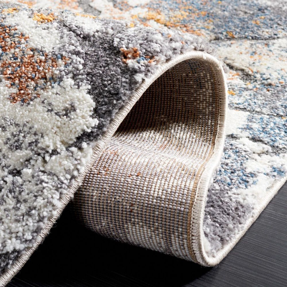 Safavieh Cyrus Shag CYR142F 3&#39; x 5&#39; Grey and Ivory Area Rug, , large