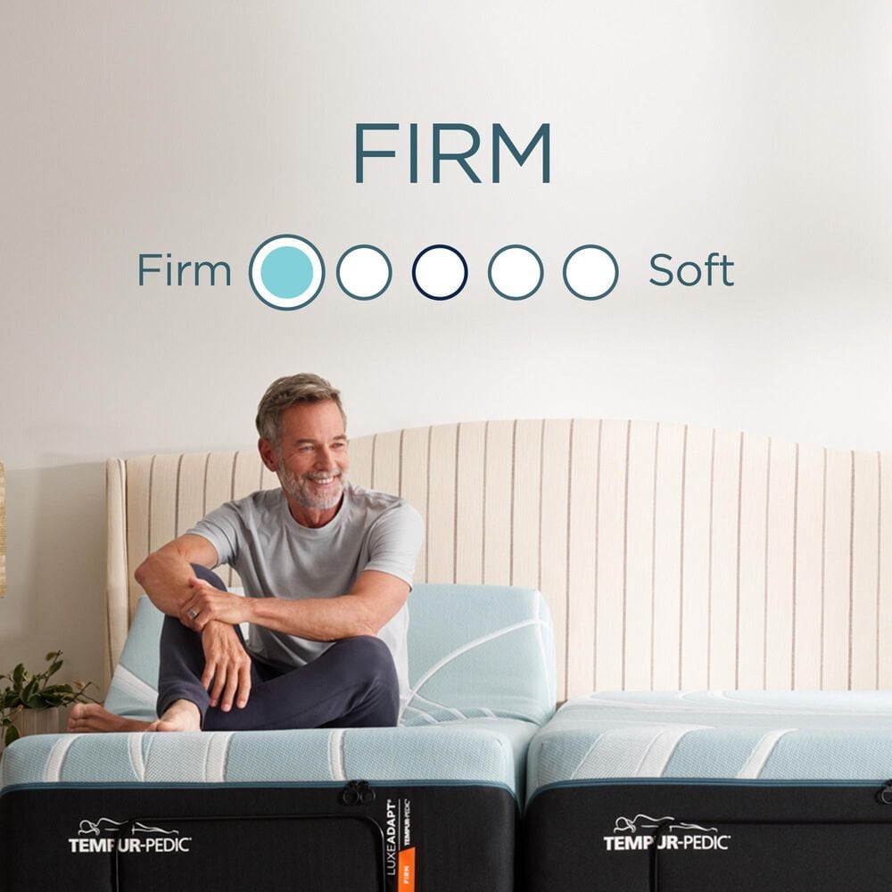 Tempur-Pedic LuxeAdapt 2.0 Firm Queen Mattress with High Profile Box Spring, , large