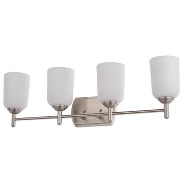 Vaxcel Laurelhurst 4-Light Bathroom Vanity in Satin Nickel, , large