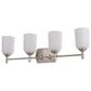 Vaxcel Laurelhurst 4-Light Bathroom Vanity in Satin Nickel, , large