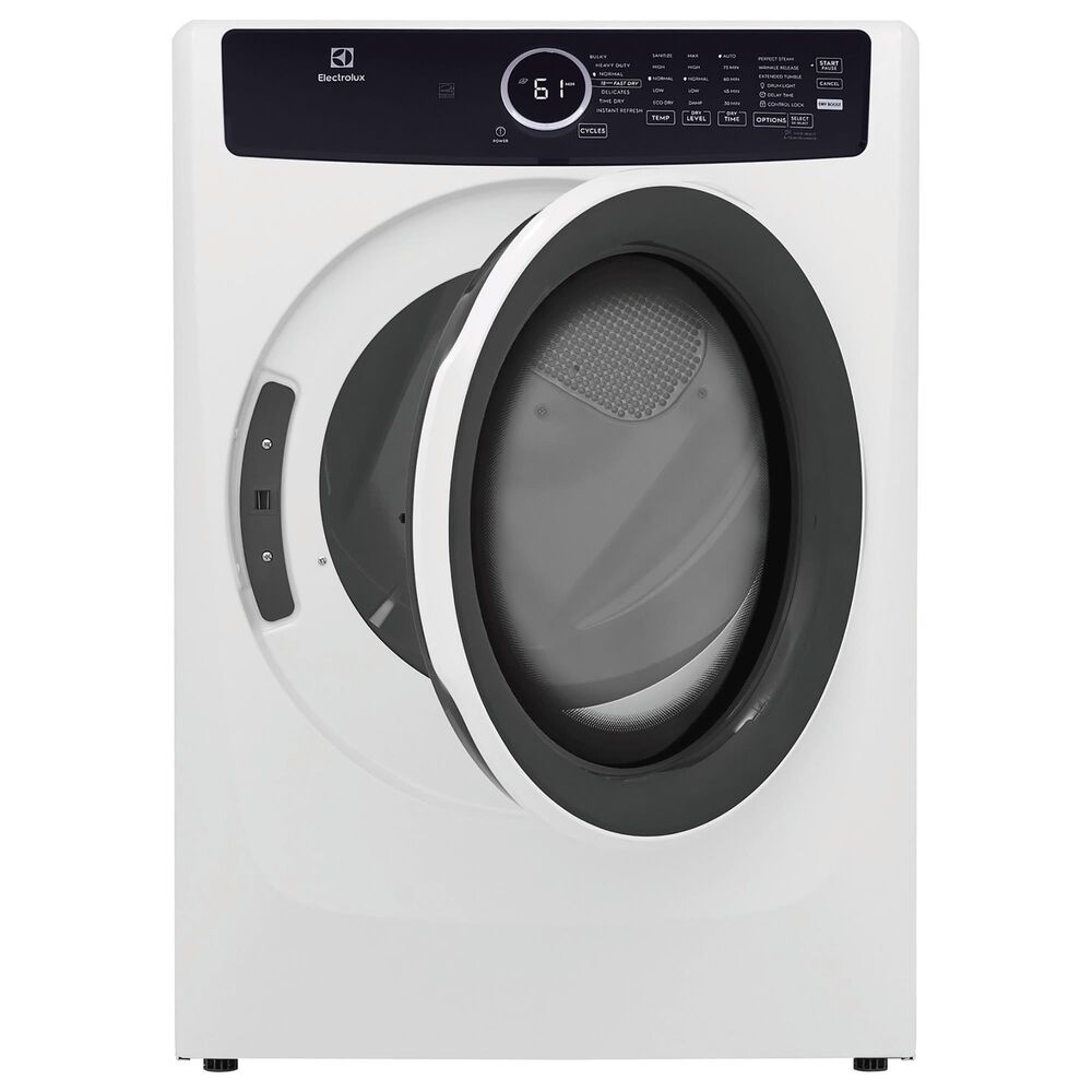 Electrolux 8 Cu. Ft. Front Load Electric Dryer with Sanitize in White, , large