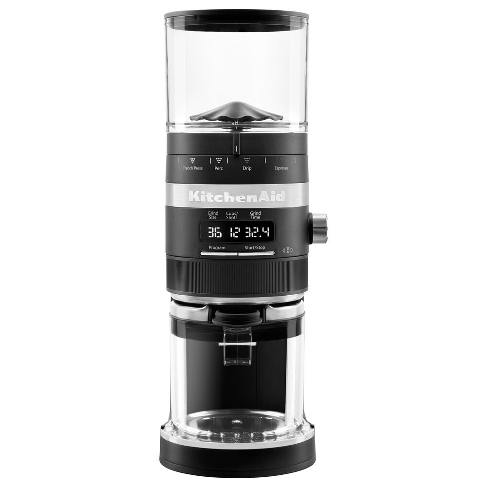 KitchenAid Burr Coffee Grinder in Black Matte, , large