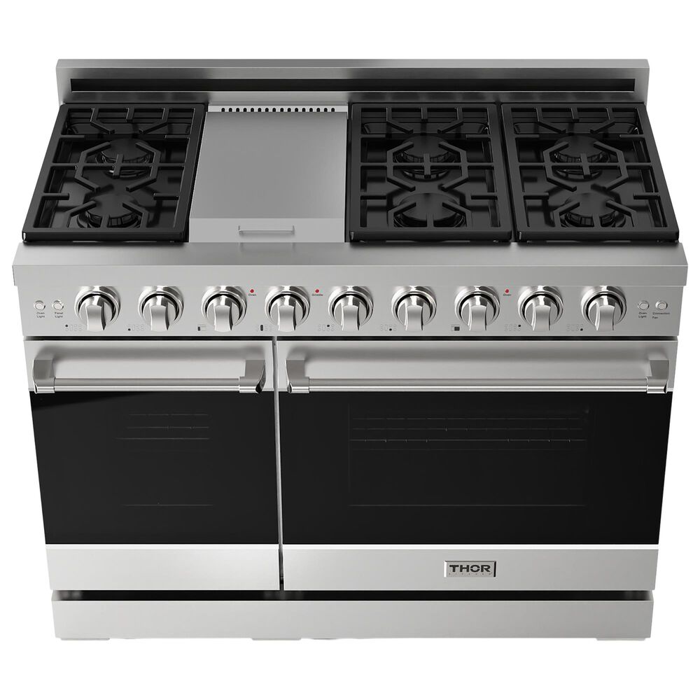 Thor Kitchen Gordon Ramsay 6.8 Cu. Ft. Professional Natural Gas Range with Pro-Style Knobs in Stainless Steel, , large