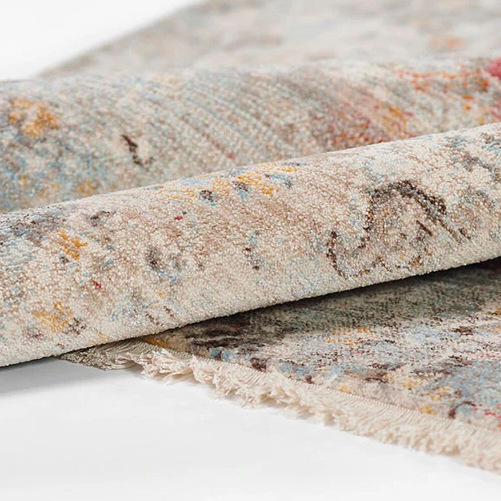 Momeni Izmir IZ-01 2&#39; x 3&#39; Tan, Blue and Rust Area Rug, , large