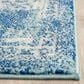Safavieh Evoke EVK256C 10" x 14" Blue and Ivory Area Rug, , large