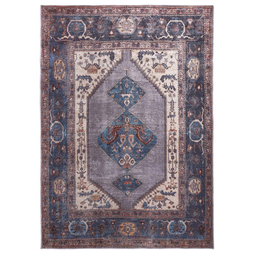 Feizy Percy 9"2" x 12" Blue and Gray Area Rug, , large