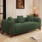 Morden Fort Cloud Boucle Stationary Sofa in Green, , large