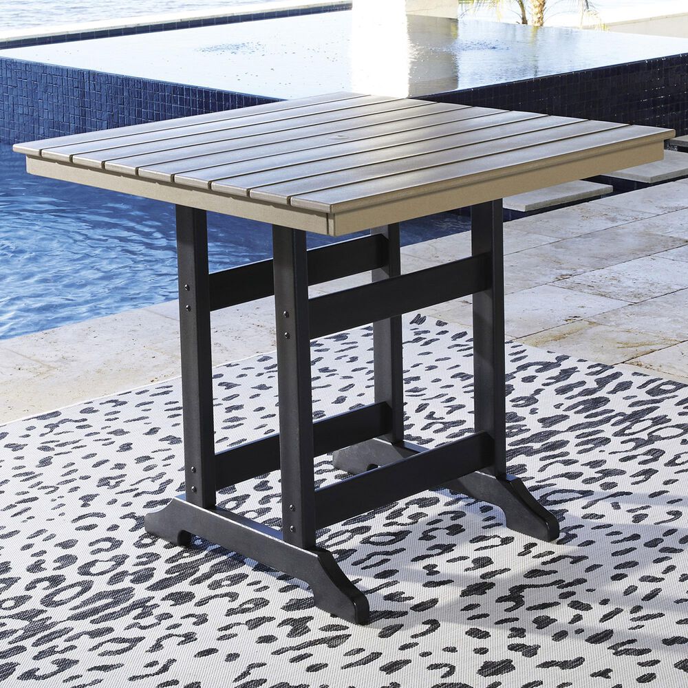 Ashley Fairen Trail Patio Counter Table in Brown and Black, , large
