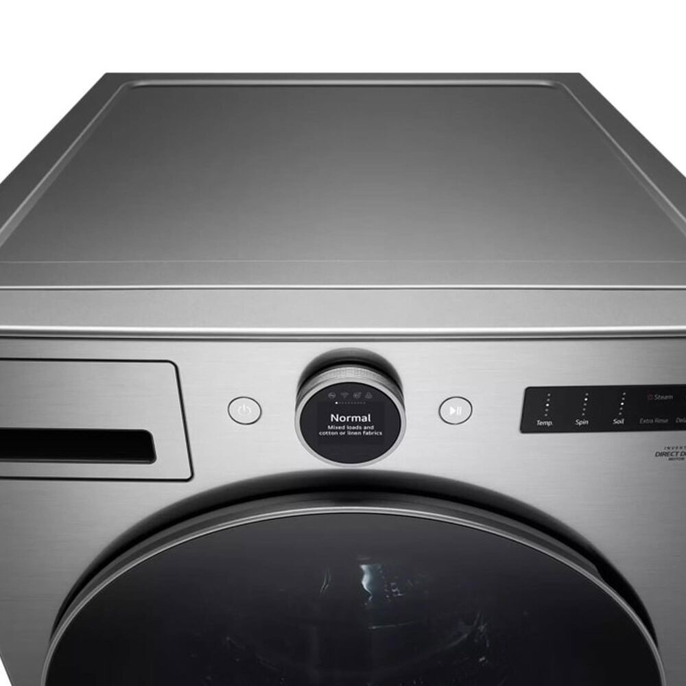 LG 4.5 Cu. Ft. Ultra Large Capacity Front Load Washer in Graphite Steel, , large