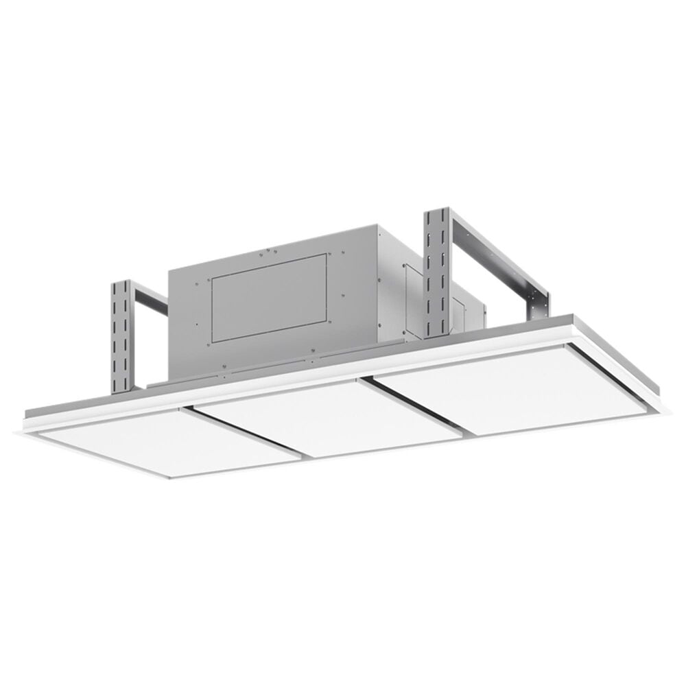 Zephyr Lux 63" Convertible Island Range Hood in White, , large
