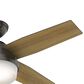 Hunter Dempsey 44" Ceiling Fan with Lights in Noble Bronze, , large