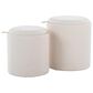 Lumisource Tray 2-Piece Nesting Ottoman Set in Cream, , large