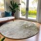 Dalyn Rug Company Bresca 8" Round Wheat Indoor/Outdoor Area Rug, , large