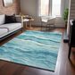 Dalyn Rug Company Pacifica PA6 5" x 7"6" Turquoise Area Rug, , large