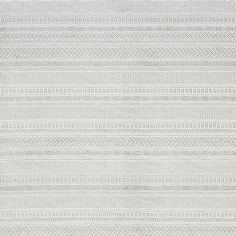 Oriental Weavers Montecito Geo Stripes 6&#39;7&quot; x 9&#39;6&quot; White Area Rug, , large