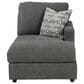 Ashley Edenfield 3-Piece Left Facing U-Shaped Sectional with Chaise in Charcoal, , large