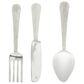 Maple and Jade 23" x 6" Kitchen Utensils Wall Decor in Silver (Set of 3), , large