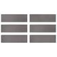 Soho Studio ColorHues Pebble Gray 2" x 8" Lava Stone Tile, , large