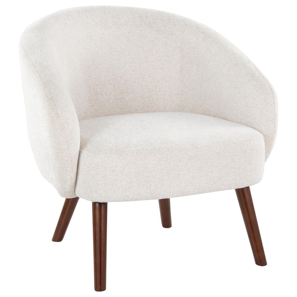 Lumisource Ashland Lounge Chair in Cream, , large