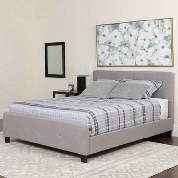 Flash Furniture Tribeca Full Platform Bed in Gray, , large