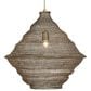 Uttermost Sigh 1-Light Pendant in Antique Brass, , large