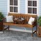 Noviland Patio Occasional Bench in Teak Oil, , large