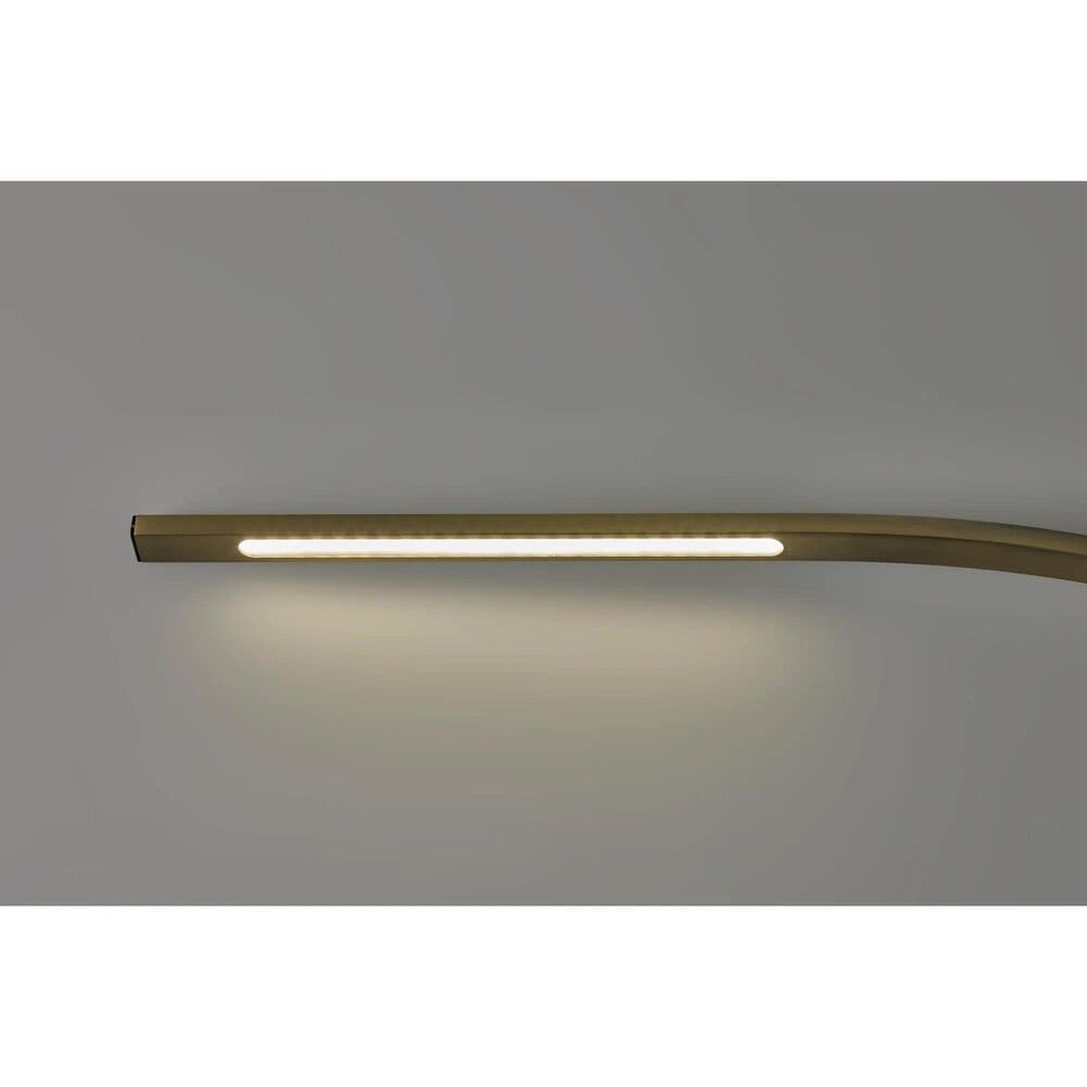 Adesso Sonic LED Arc Lamp in Antique Brass, , large