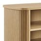Modway Cadence Open 2 Shelves Nightstand in Oak, , large