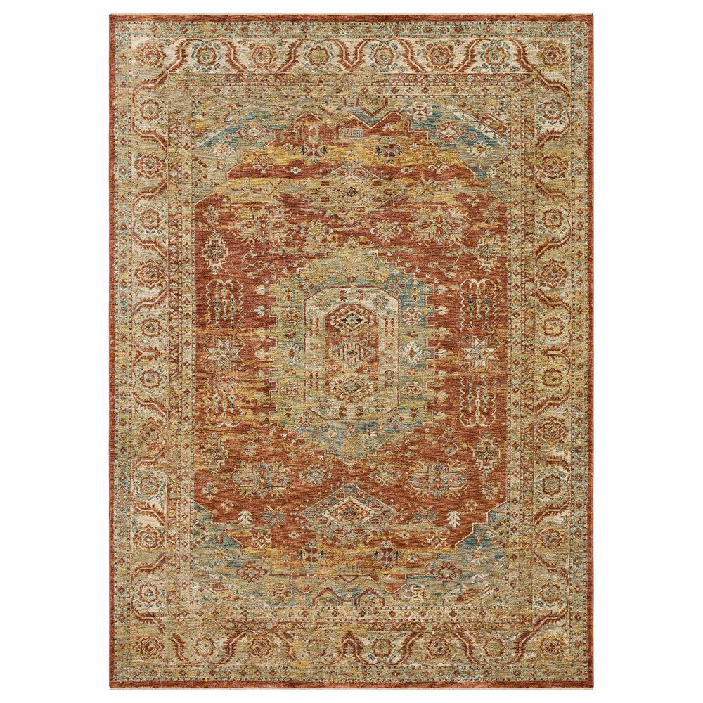 Karastan Marash Palu 10" x 14" Rust Area Rug, , large