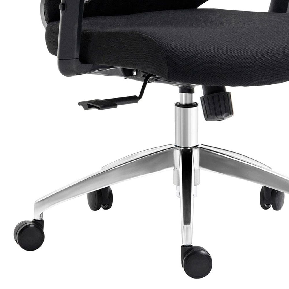 Rta Products Llc Truly Ergonomic Mesh Office Chair with Headrest and Lumbar Support in Black, , large