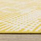 Oriental Weavers Havana Yellow and Ivory 5"3" x 7"3" Indoor/Outdoor Area Rug, , large