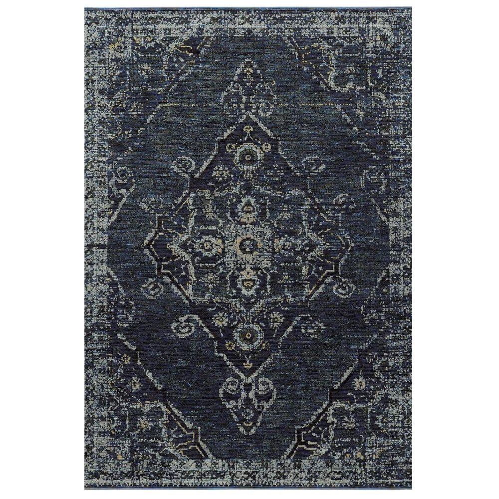 Oriental Weavers Andorra 7135F 10" x 13"2" Blue Area Rug, , large