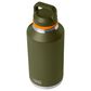 YETI Rambler 64 Oz Water Bottle with Color-Blocked Chug Cap in Olive and King Crab Orange, , large