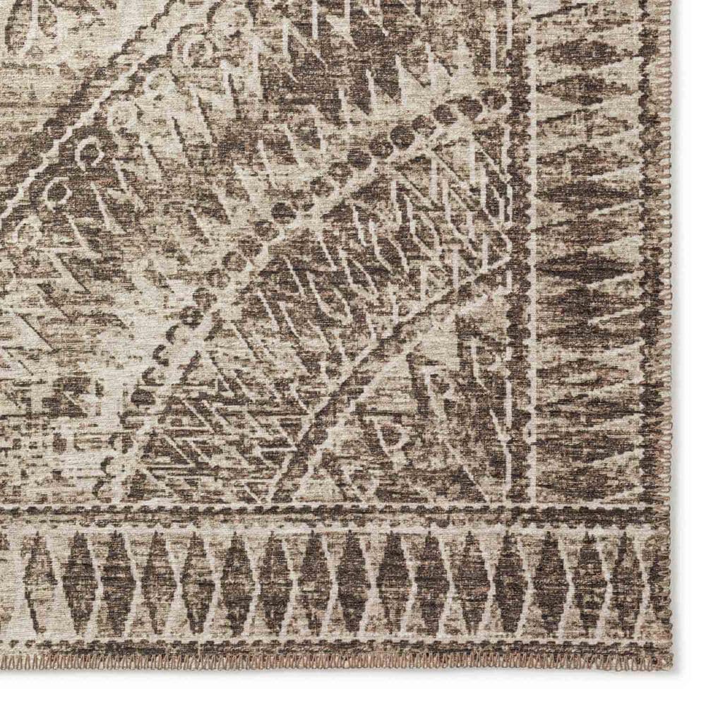Dalyn Rug Company Sedona Oriental 3&#39; x 5&#39; Taupe Indoor/Outdoor Area Performance Rug, , large