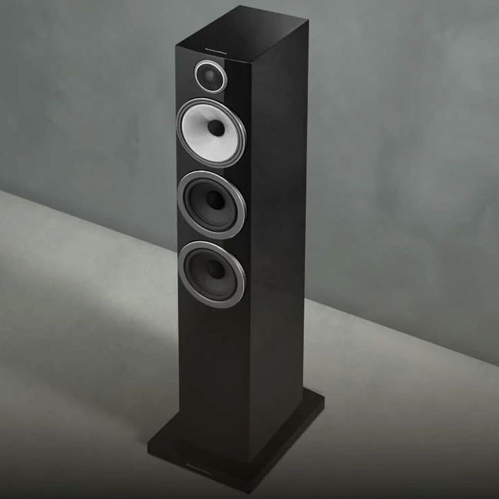 Bowers and Wilkins 700 Series 704 S3 3-Way Floor Standing Loudspeaker in Gloss Black, , large