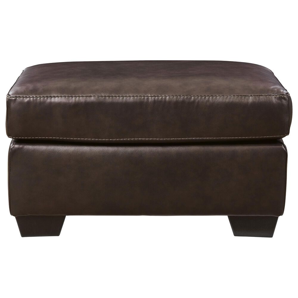 Ashley Santorine Ottoman in Dark Brown, , large