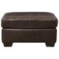 Ashley Santorine Ottoman in Dark Brown, , large