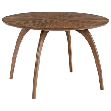 Martin Svensson Home Lax Round Dining Table in Walnut - Table Only, , large