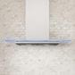 Zephyr Modena 36" Color Changing Wall Mount Chimney Range Hood in Stainless Steel, , large