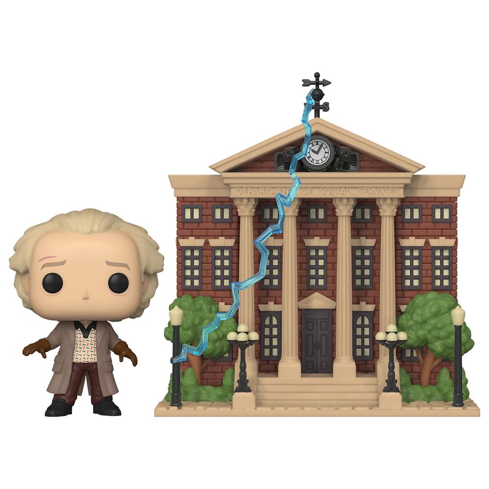 doc with clock tower funko